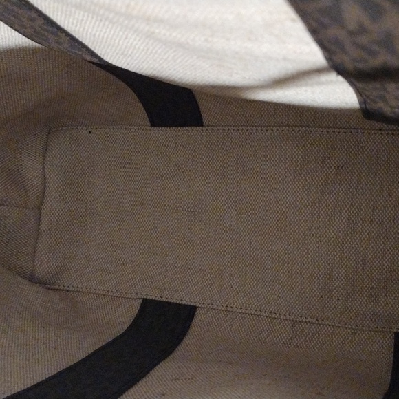 Michael Kors Large Eva Shoulder Tote Bag with wristlet Brown / Olive SOLD, SOLD, - Picture 7 of 16